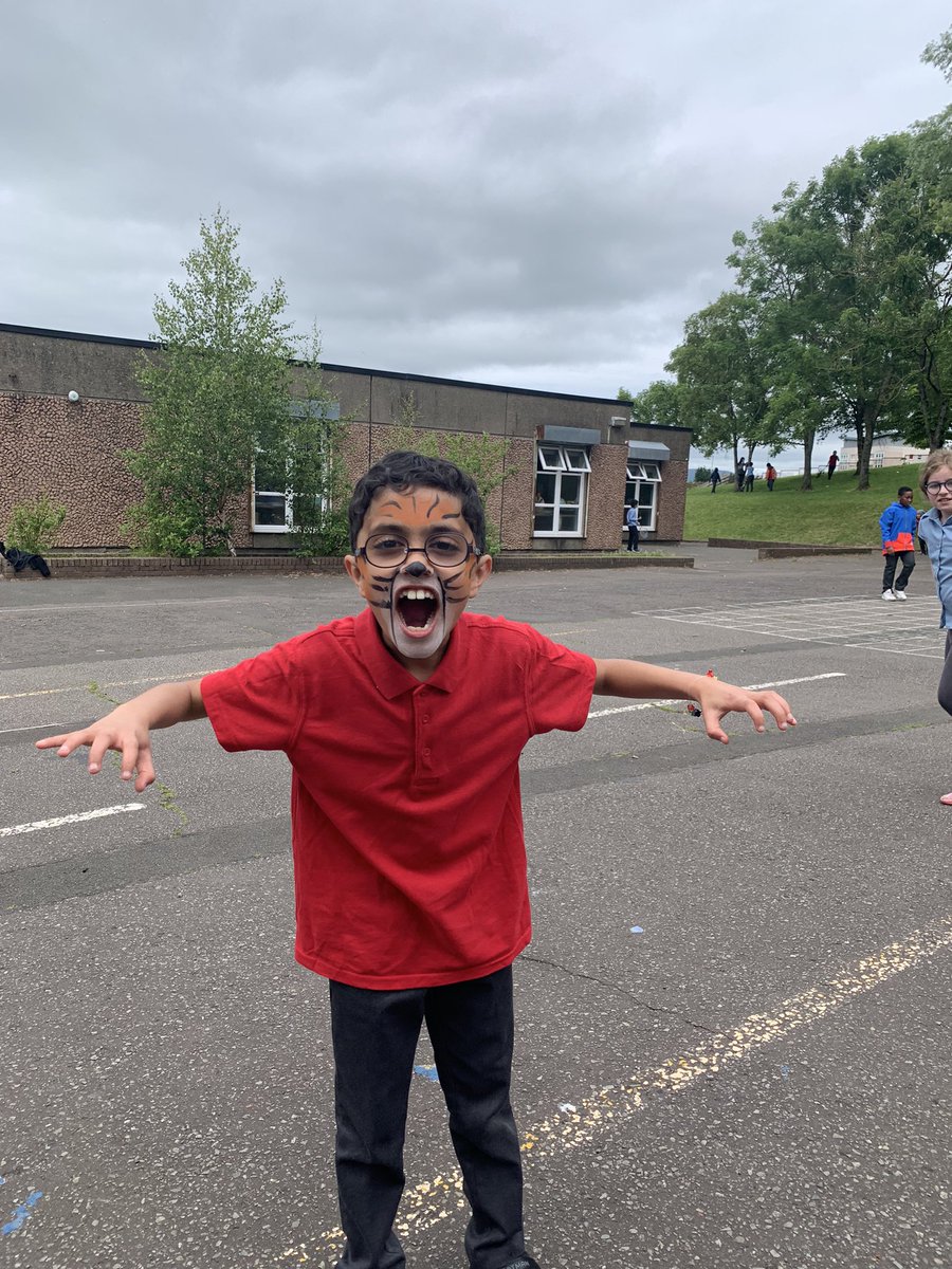 MissMuir8's tweet photo. The playground was taken over by some wild animals this afternoon! Thankfully it turned out to be p5/4 and p4 enjoying their end of year fun day!! @stmarysmaryhill @MissPClarke https://t.co/GHm7SY3Ipe