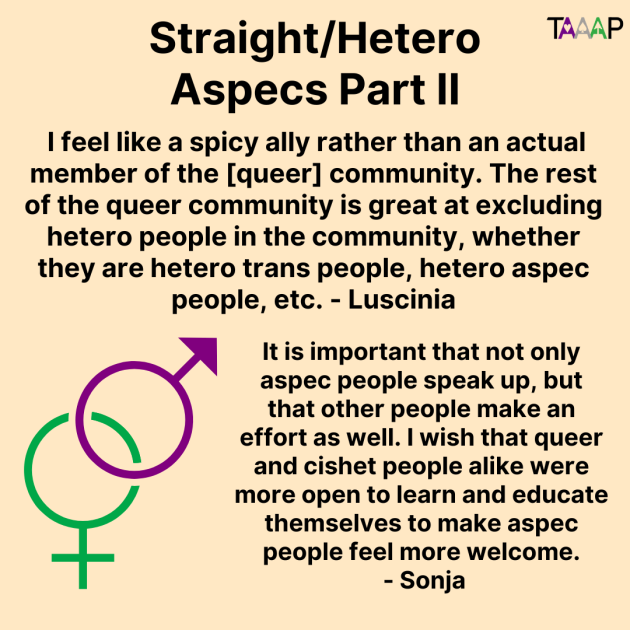 TAAAP_org's tweet photo. This is the second in a series of Aspec Voices that focus on straight or hetero #aspecs in honor of #Pride2022, because #Pride is for straight #aro and #ace people too! Thanks to our contributors!
This graphic contains just a few quotes from this article: https://t.co/sV7bmzo2FH https://t.co/3ygKcFudce