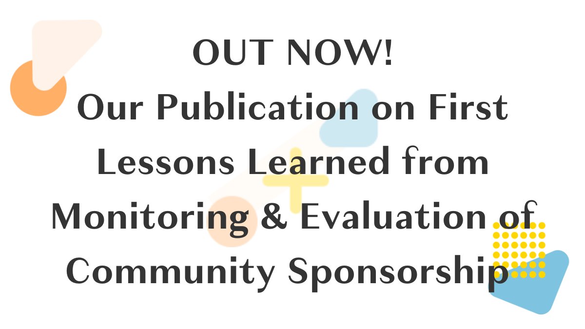 OUT NOW: Share's new publication on first lessons learned from Monitoring & Evaluation of #CommunitySponsorship in Europe. Learn about the common challenges, opportunities & good practices of sponsorship programmes and how to make them more sustainable⬇️ bit.ly/3HDQXzk