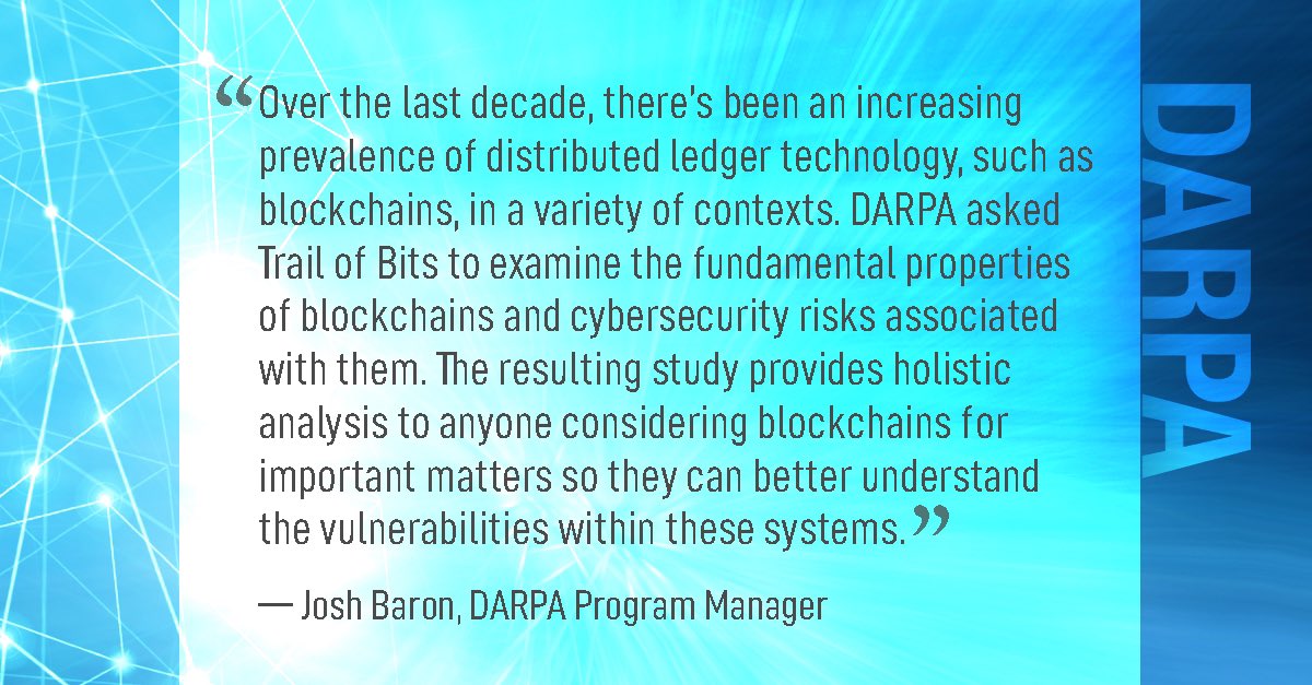 Are #blockchains actually decentralized? Analysis we commissioned from <a href="/trailofbits/">Trail of Bits</a> uncovers unintended centralities and provides important insights on the potential impacts of security vulnerabilities within this technology. Access the full report here: trailofbits.com/reports/Uninte…