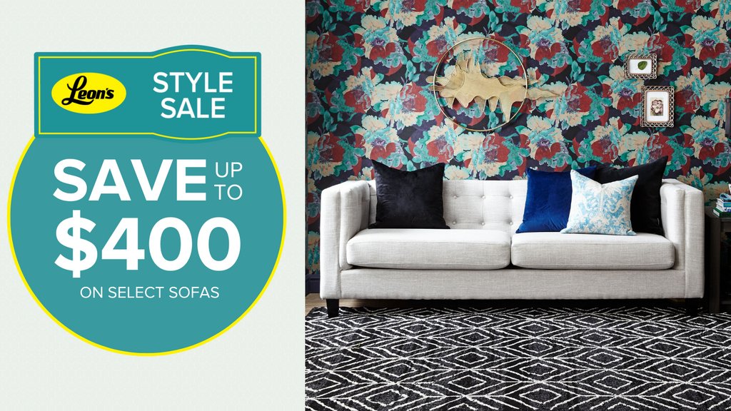 Leon's on Twitter "There's no time to settle for couches because Leon's has got up to