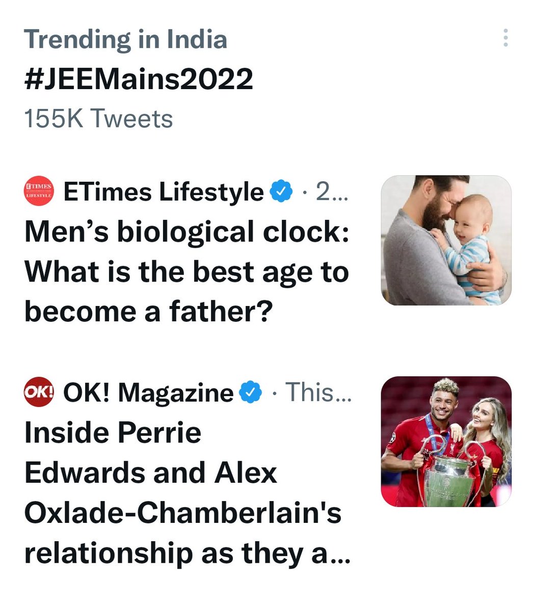 ThePradeepRawat's tweet photo. Trending in India
#JEEMains2022 
Reasons are obvious
1. Admit card released late
2. Trains transportation cancellation due to ongoing agitation
3. Floods in Many states

How will the #JEEMains aspirants reach exam centers?
Worried Parents are writing to me asking help!
@DG_NTA https://t.co/67MS3OZhPM
