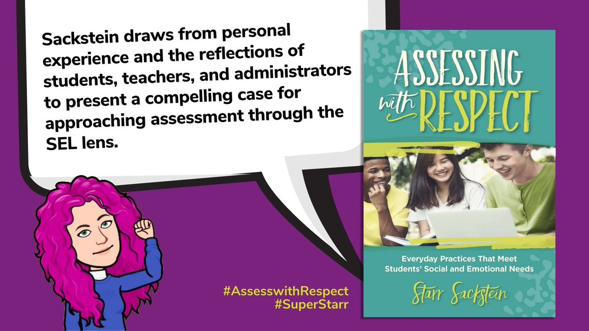 MimiToddPress's tweet photo. Deepen your understanding of the impact on grades and assessment on student self-image and achievement. Assessing with respect by Starr Sackstein @mssackstein >> https://t.co/kJULPbq49l << 
#HackingAssessment #AssessingWithRespect #SuperStarr https://t.co/rA1Q7c9Oik