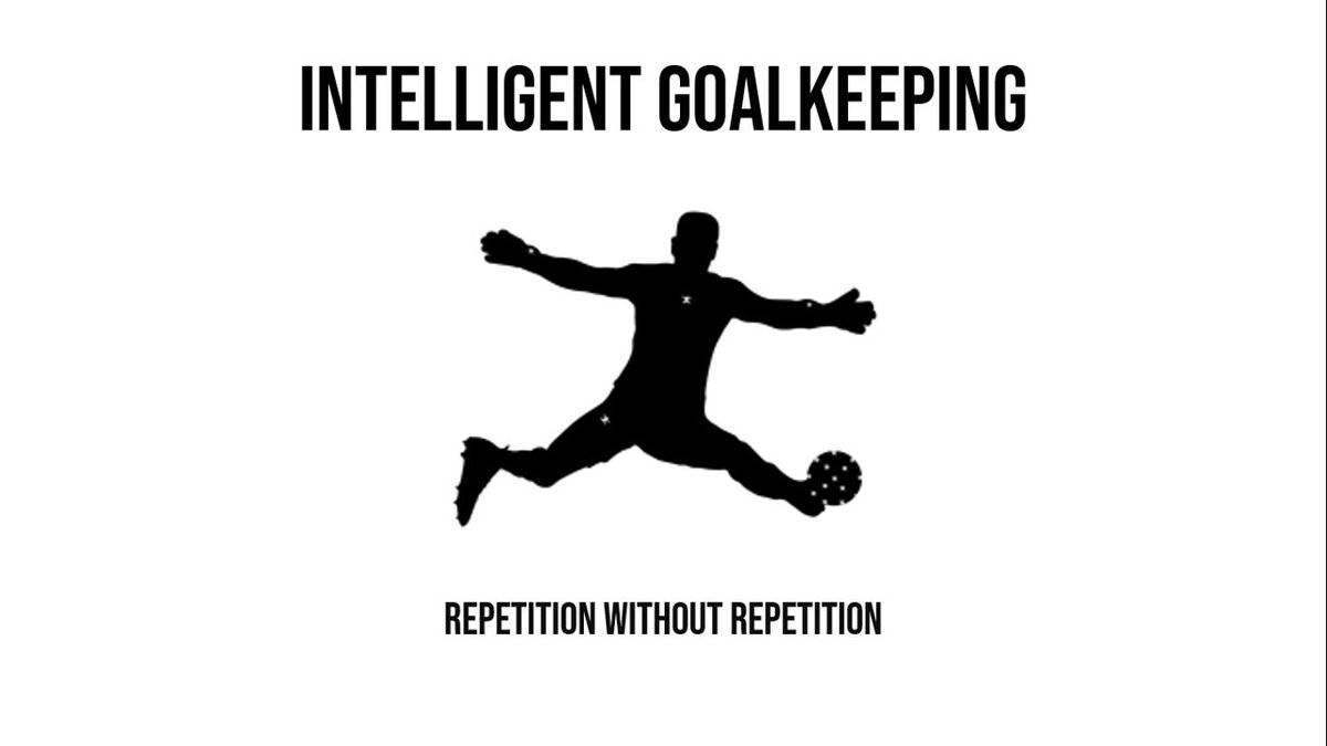 A key principle of ours is repetition without repetition. An important method to develop your ability to react to stimuli. Brillant to see others agree. #intelligentgoalkeeping
