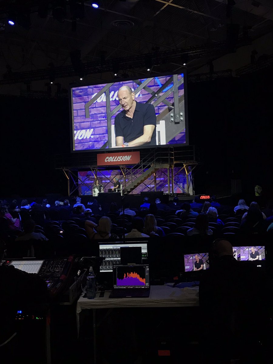 First session <a href="/CollisionHQ/">Collision Conf</a> today
