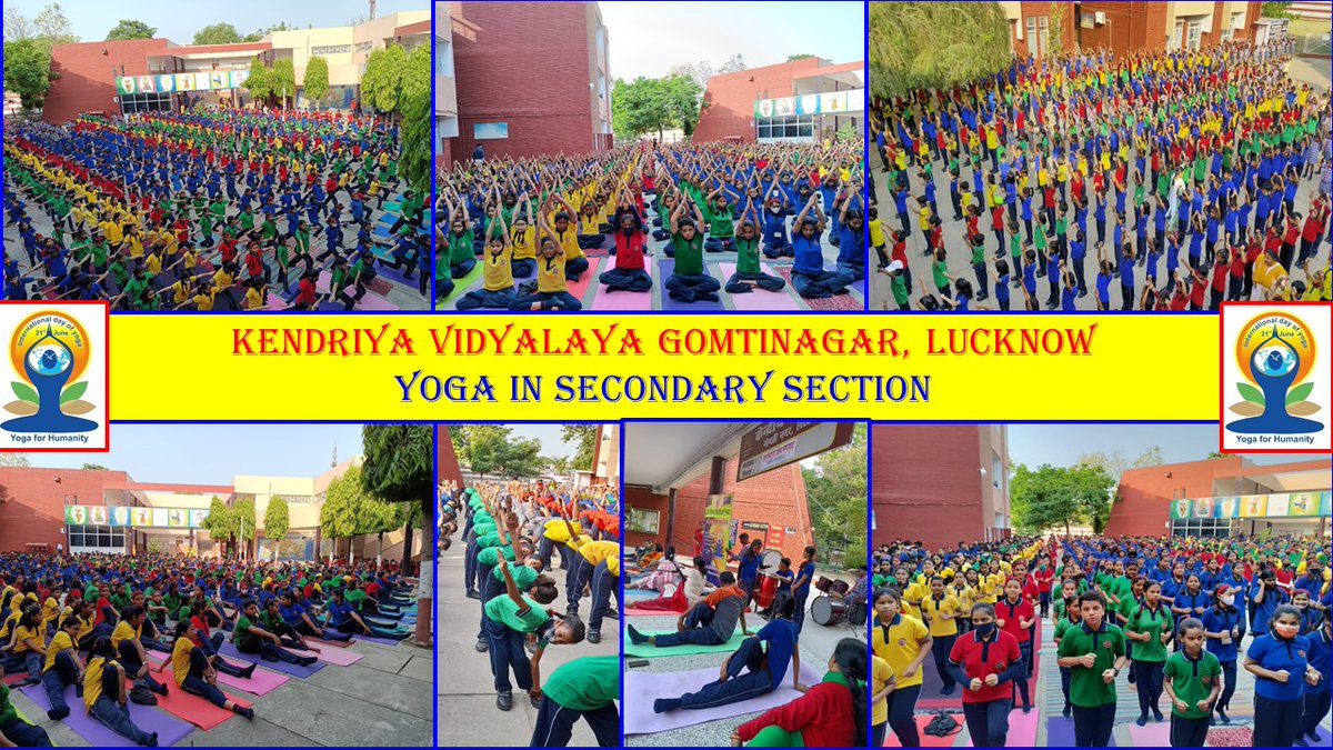 kvgomtinagar's tweet photo. आज दिनांक 21 जून 2022 को केन्द्रीय विद्यालय संगठन, लखनऊ संभाग के  निर्देशन में के वि गोमतीनगर लखनऊ द्वारा आठवें अंतर्राष्ट्रीय योग दिवस का भव्य आयोजन किया गया |
#YogaForHumanity 
#IYD2022 
@KVS_HQ 
@DeputyKvs 
@DrCBPVerma1 
@avaish2k3 https://t.co/PKJgcXASIX