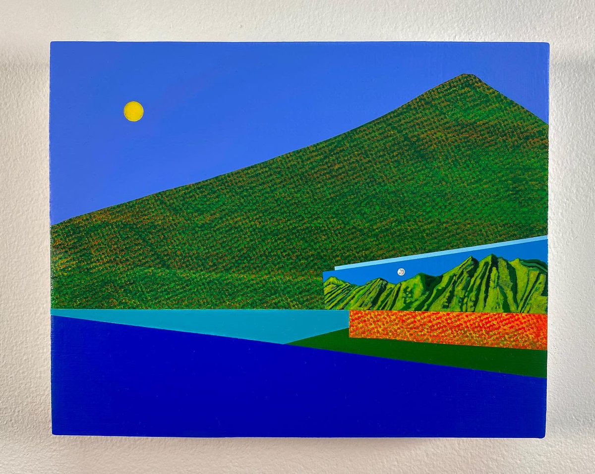 IsherwoodStudio's tweet photo. Kauai
2022
acrylic on panel 
8”x10” x1.5”
@EleyFineArt https://t.co/EmIQUIJF1U
