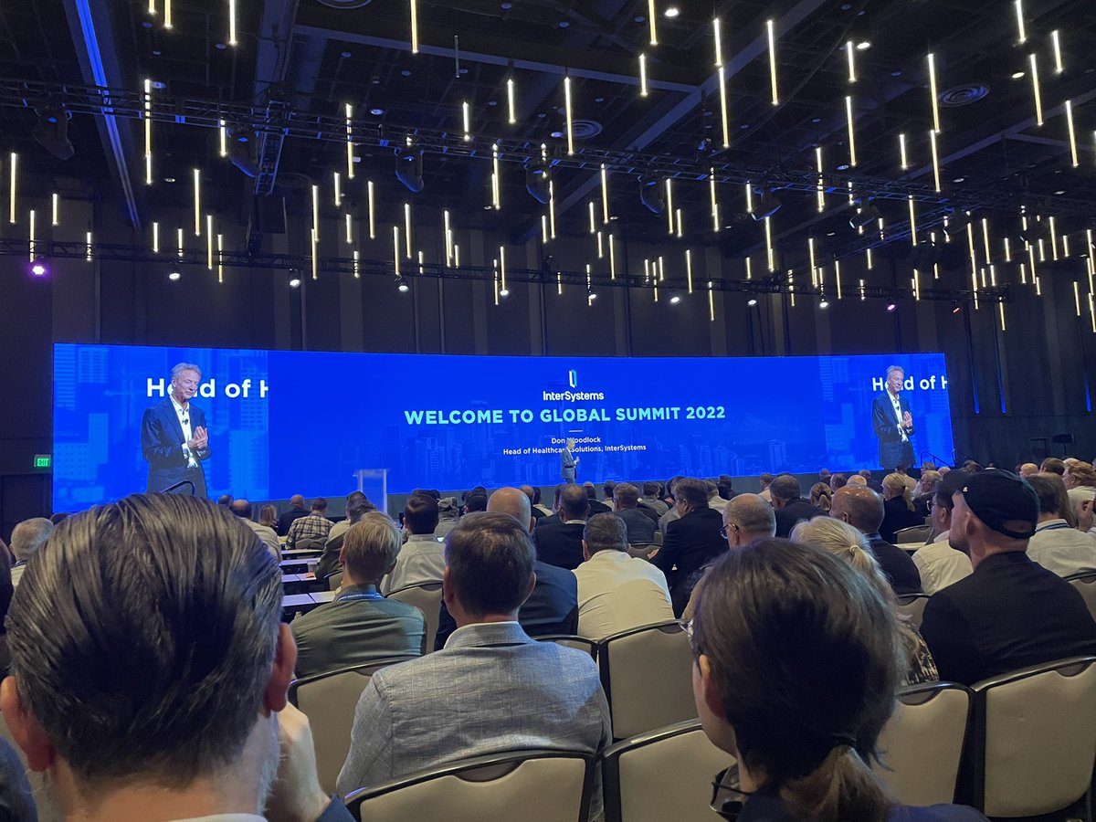drechema's tweet photo. Starting @InterSystems #GlobalSummit22 in Seattle. Exciting news in person again https://t.co/nKMMiUOQEX