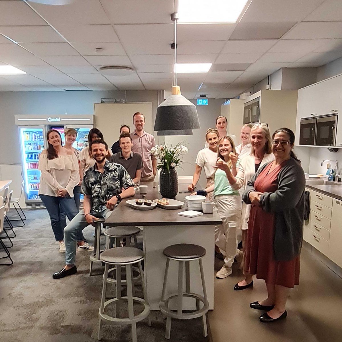 CintGroup's tweet photo. Our Stockholm team also had a Values Picnic, complete with table tennis and raspberry cupcakes! https://t.co/hjkYlwYrRx