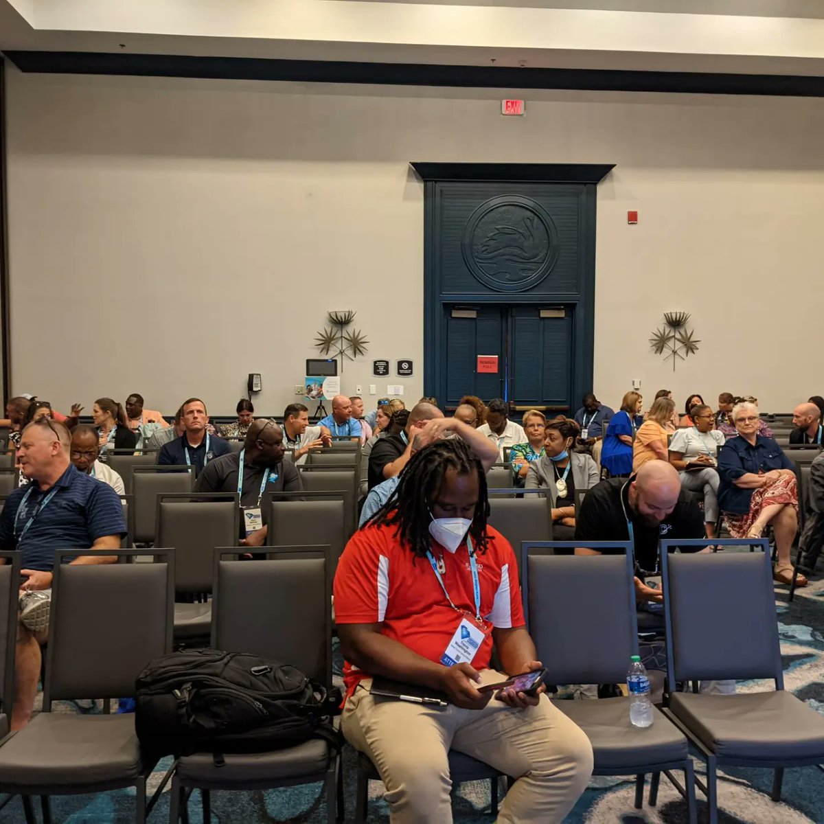 Principalnerd1's tweet photo. It's been a while, but I'm still sharing best practices for school leaders. SCASA i3 conference. Crisis Management Leadership. #whensheleads #scasa #SCASAi3 https://t.co/cdJGmMxeAk