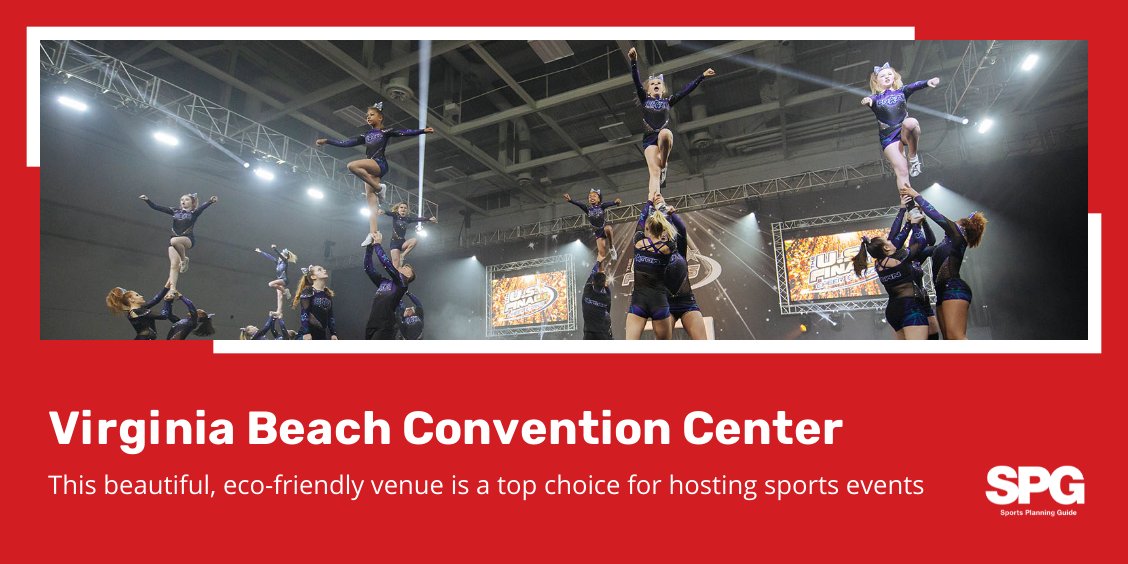 @VABeachCC features more than 950,000 square feet of meeting space, 26 meeting rooms and can handle sports of any capacity from wrestling to gymnastics and more. Check out SPG's #SportsTourism guide for more on #VirginiaBeach and @VisitVaBch! ow.ly/I6CN50JCRcJ