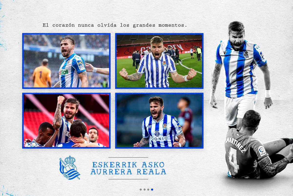 portu's tweet photo. Eskerrik asko @RealSociedad Gracias https://t.co/R6dEKyV3iP