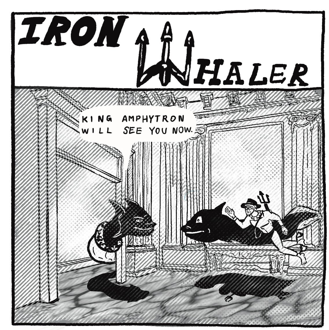EddieMcstriplin's tweet photo. Iron Whaler Week 2- Tuesday
#crowdfundedfilm #freecomic #newcomic #newcomicbookday #dailystrip #dailycomic #dailystripcomic #newspapercomics #blackandwhitecomics #outlawcomics #comix #makemorecomics #makemorecomix #willeisner #thespirit #flashgordon #stevecanyon #sincity https://t.co/fBUcaUT4ig