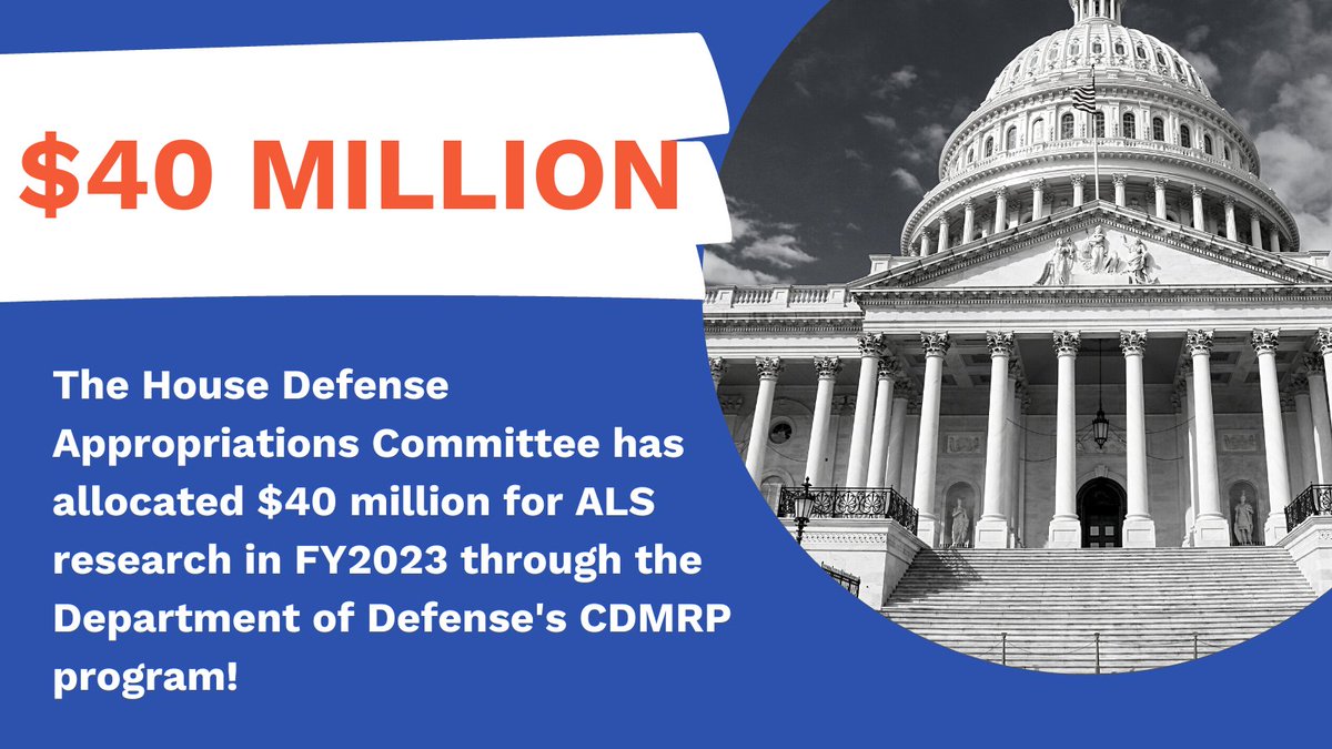 iamalsorg's tweet image. Another important milestone on the road to treatments and cures! 

Huge thank you to the ALS champions in appropriations who helped make this happen: @KenCalvert, @BettyMcCollum04, @TomColeOK04, @RepMikeQuigley, @RepKayGranger and @rosadelauro!