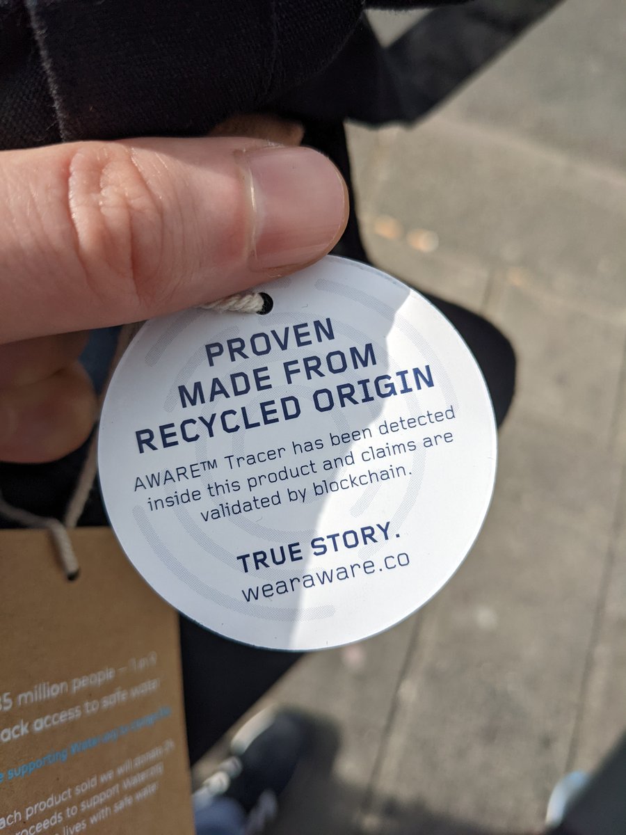 Jute-Beutel mit Blockchain 🙃