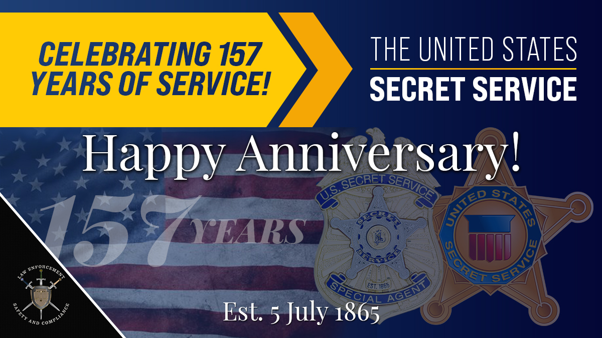 CBPLESCXD's tweet photo. #HappyBirthday to our @DHSgov partners, @SecretService, which was established #OTD 157 years ago! From all of us at #CBPOpsSpprt's LESC, we thank you for your service and commitment to the #DHSmission. #SecretServiceBirthday https://t.co/DcfF8i9ttD