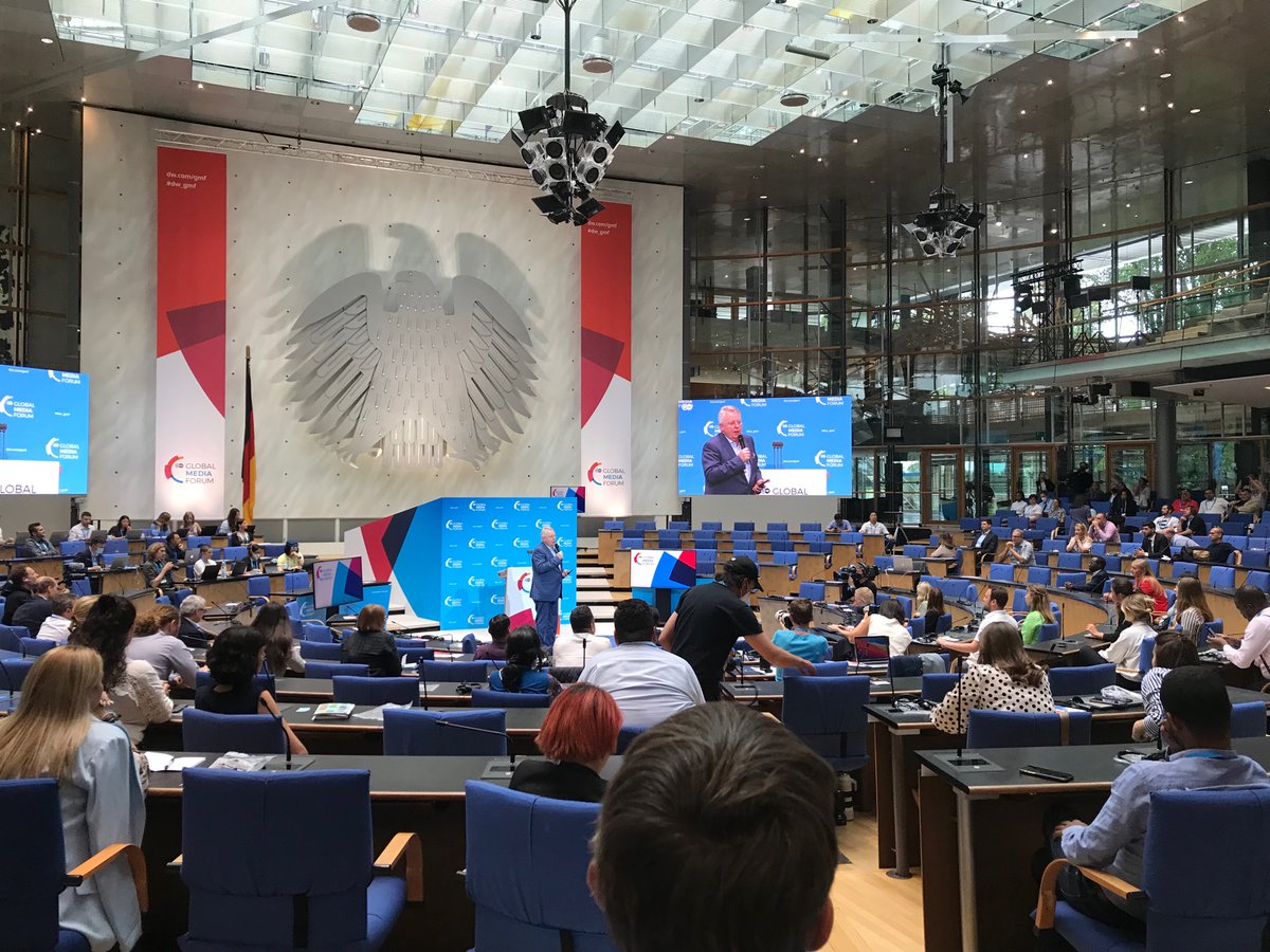 A coffee with Maria Rassa and fruitful meetings with DW for extensive collaboration and the free speech awards thank you #dw_gmf