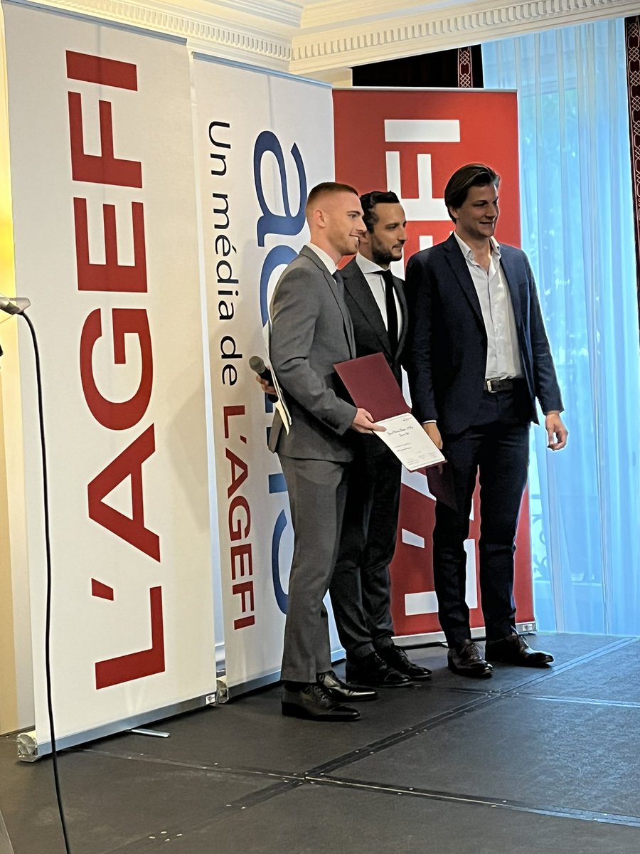AgefiEvents's tweet photo. #GPPJD
Le 2e prix du « Grand Prix du Master » est décerné aux étudiants du Master 2 GESTION DE PATRIMOINE de IAE LYON SCHOOL OF MANAGEMENT https://t.co/sWqBGxLQOJ