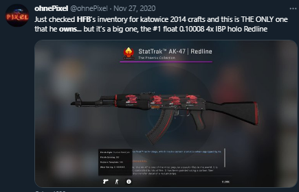 The #1 collector in all of csgo may have just been hacked. HFB is the ...