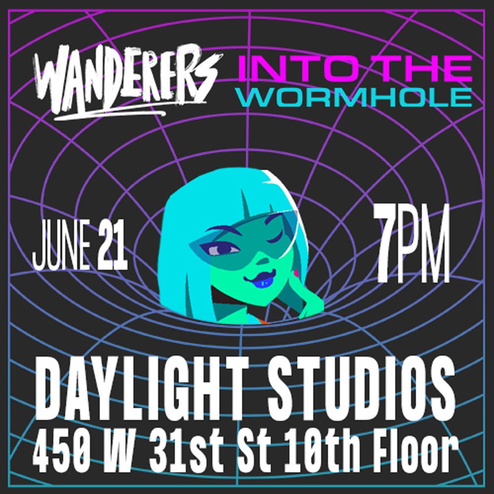 Wanderers's tweet photo. The Wormhole opens TONIGHT. Upon arrival, do NOT look directly into the Wormhole. 🚨

6:30 for VIP / 7PM for GA

DAYLIGHT STUDIOS
450 W 31st St 10th Floor, New York, NY 10001 https://t.co/DfpK3F130s