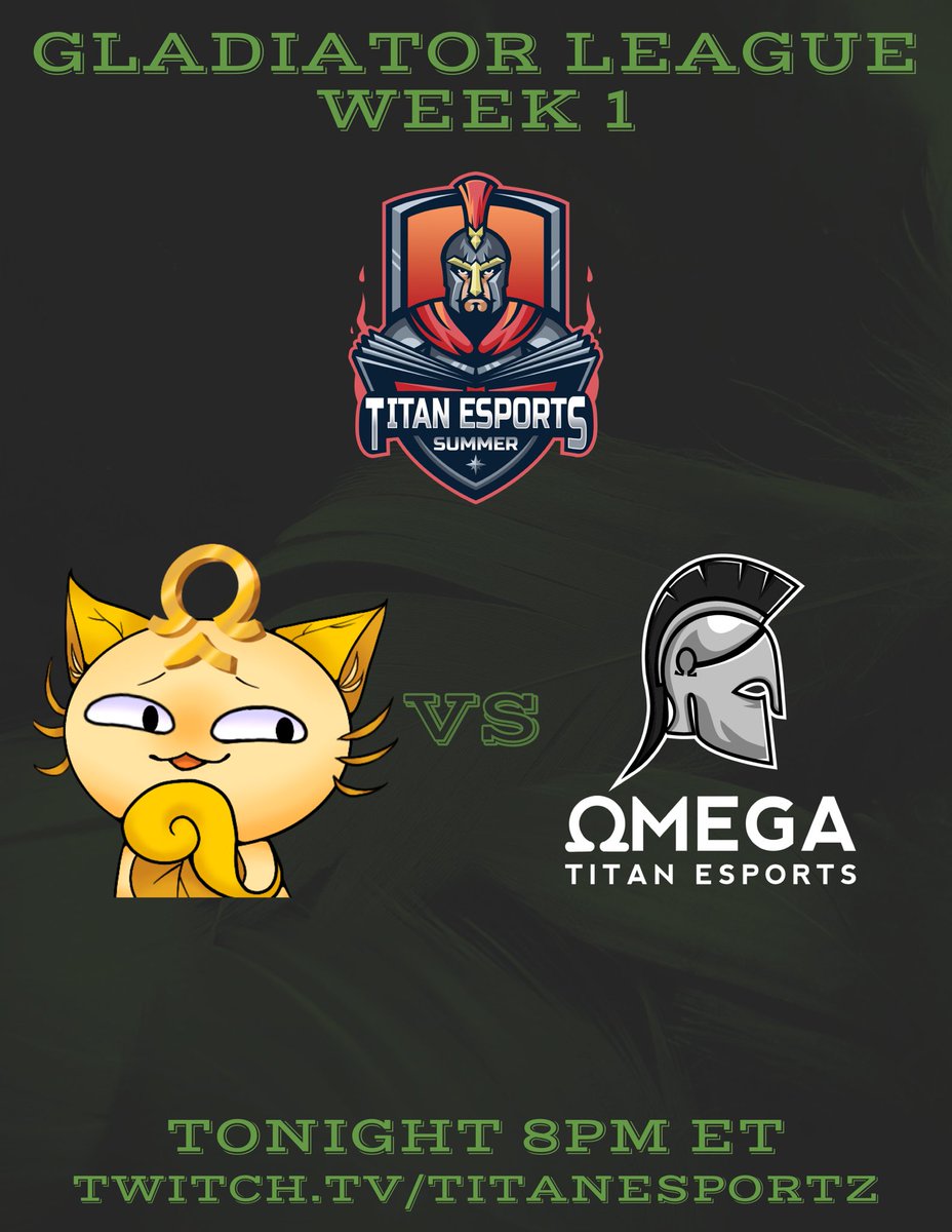 Titan Esports (@titanesportsna) on Twitter photo Presenting the teams for our new and shiny P3 capped Gladiator League!
Continuum
Elysium Sword
Going Ghost
Hard Hat Zone BBB
<a href="/NWEsportslol/">New World Esports</a> Titan
Omega Titan Esports Zeus
<a href="/TeamAmbitionOrg/">Team Ambition</a> Breeze
<a href="/TeamAmbitionOrg/">Team Ambition</a> Divine
Timeless Harmony
Tri-Hards
Turniips Tots
Yellow Sprouts Presenting the teams for our new and shiny P3 capped Gladiator League!
Continuum
Elysium Sword
Going Ghost
Hard Hat Zone BBB
<a href="/NWEsportslol/">New World Esports</a> Titan
Omega Titan Esports Zeus
<a href="/TeamAmbitionOrg/">Team Ambition</a> Breeze
<a href="/TeamAmbitionOrg/">Team Ambition</a> Divine
Timeless Harmony
Tri-Hards
Turniips Tots
Yellow Sprouts