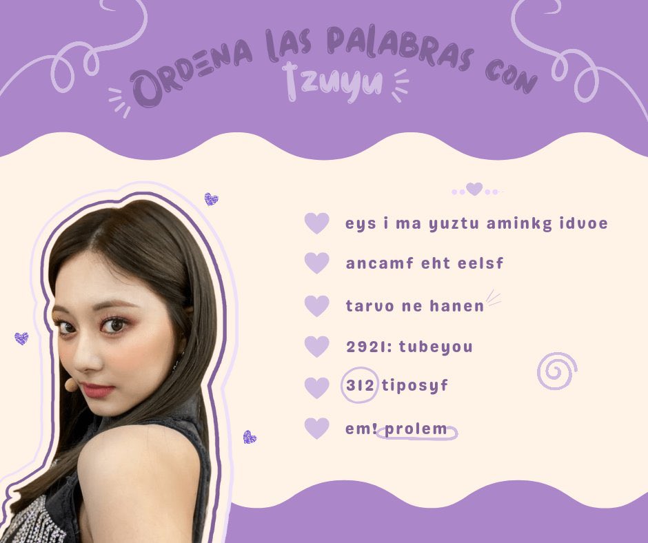 wvoopie's tweet photo. 👾 | ordena las palabras con tzuyu !!
— by @tzuyubrand 

트와이스 쯔위 #트와이스쯔위 #TZUYU #쯔위 #트와이스 @JYPETWICE https://t.co/l7WtHOrxxu