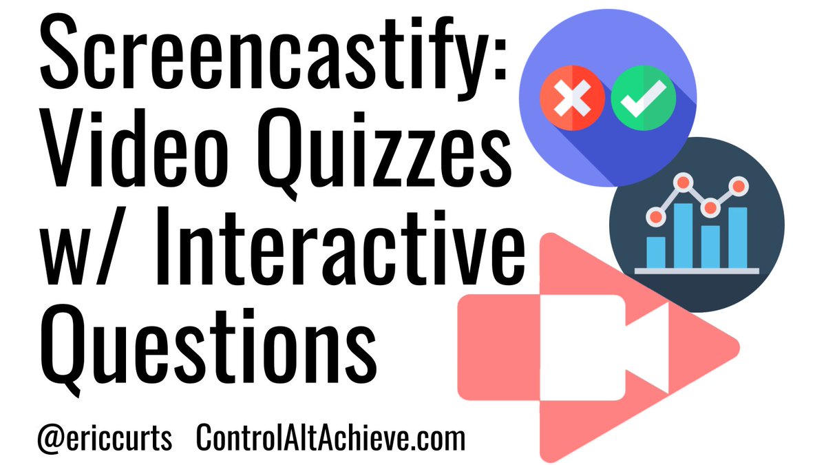 ericcurts's tweet image. Screencastify Makes Video Quizzes Easier with Interactive Questions Feature controlaltachieve.com/2021/08/screen… #GoogleEDU
#ControlAltAchieve