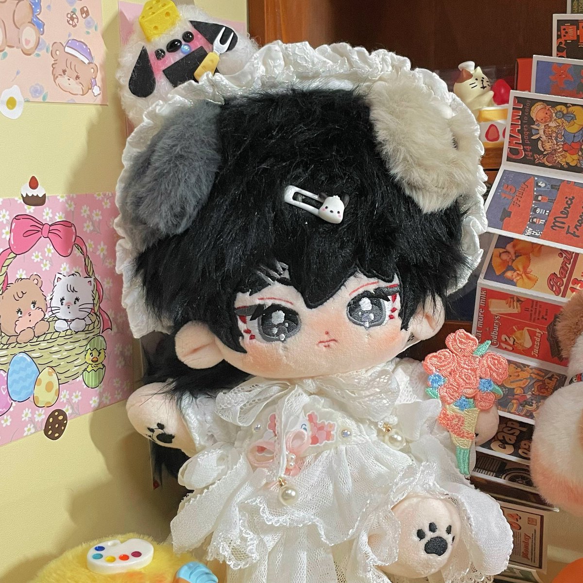 Maybe someone wants to take this kid home？#cottondoll #棉花娃娃