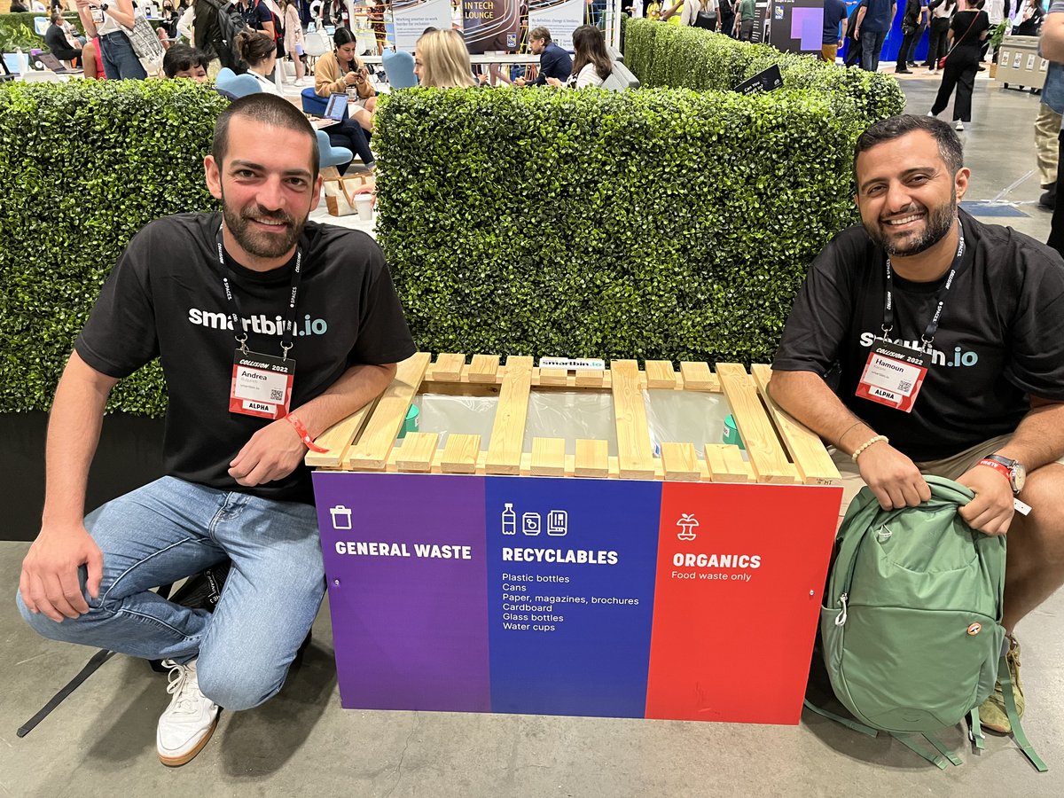 Smartbin_'s tweet image. Make sure to look out for our smart waste and recycling bins at the @CollisionHQ in Toronto!

The sensors will monitor how much waste/recycling is generated at the conference each day and help the conference staff prepare for next years event!

#collisonconf #smartbin