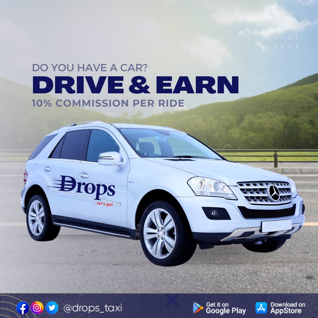 drops_taxi's tweet photo. Drive with Drops! Say goodbye to "urgent 2k".
Sign up as a driver and increase your weekly earnings.
Download the Drops app now!!
https://t.co/EhwDcKru2d
#portharcourt #phtrend #phbusiness #phevents #boltph #dropstaxi #dropstaxiph #phtaxi #phbusiness #phride https://t.co/l7lZfweufq