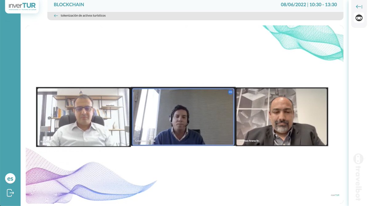 Revive el panel | BLOCKCHAIN, TOKENIZACIÓN DE ACTIVOS TURÍSTICOS | 23´

<a href="/rstefano/">Rony Stefano</a>, <a href="/ADITBrasil/">ADIT Brasil</a>
Alfonso Arana, <a href="/humblpay/">HUMBL</a>
<a href="/cforttes/">Cristobal Forttes</a>, <a href="/LABS_Chile/">Labs Latam</a>
👉🏽 foro.invertur.la/videos/blockch…

#inversiones #turismo #negocios #latAm