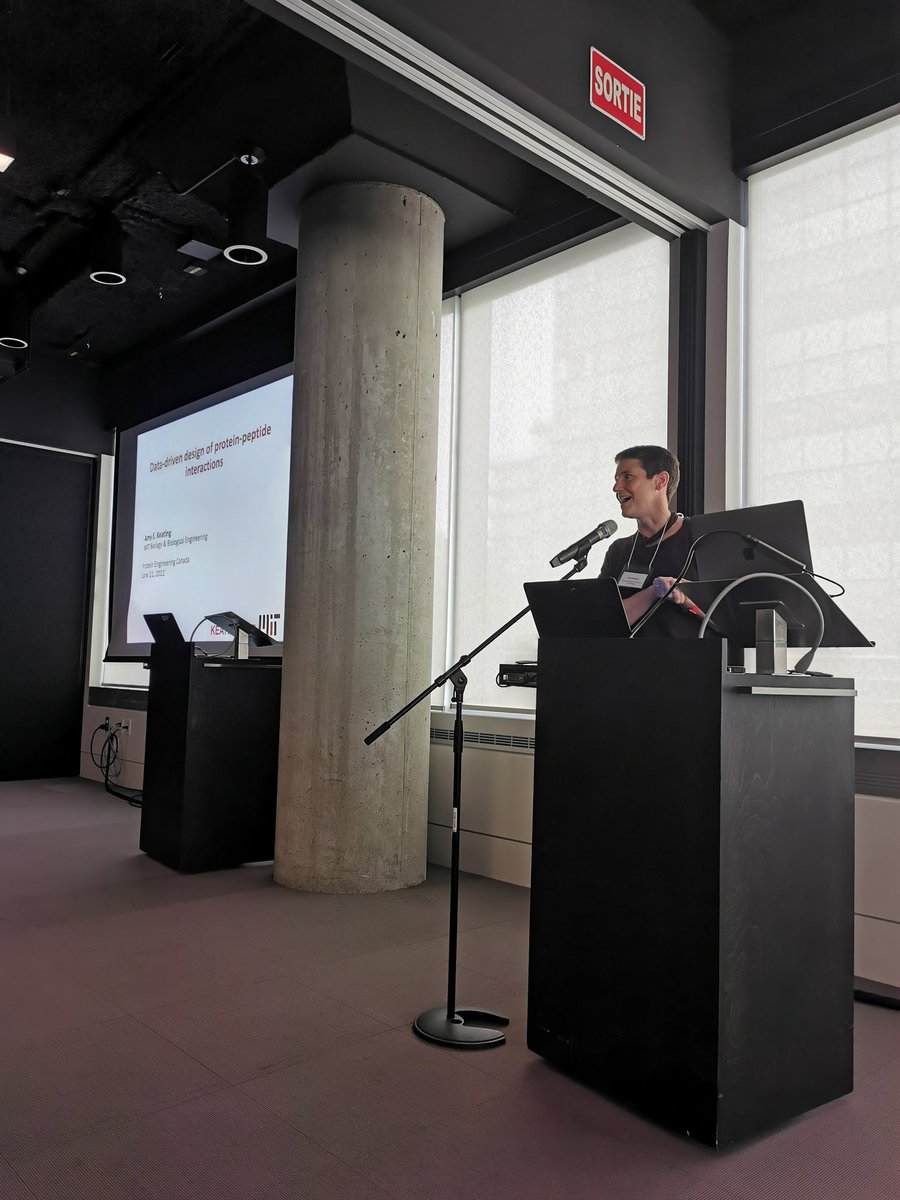 PEC Conference (@pec_conference) on Twitter photo Our first keynote speaker: Dr. Amy Keating (<a href="/keating_lab/">Keating Lab</a>). Interested in protein interaction specificity, Dr. Keating highlights the power of data-driven computational exploration of protein interactions. Dr. Keating was our student choice of #PEC2022 and we are ecstatc to host! Our first keynote speaker: Dr. Amy Keating (<a href="/keating_lab/">Keating Lab</a>). Interested in protein interaction specificity, Dr. Keating highlights the power of data-driven computational exploration of protein interactions. Dr. Keating was our student choice of #PEC2022 and we are ecstatc to host!