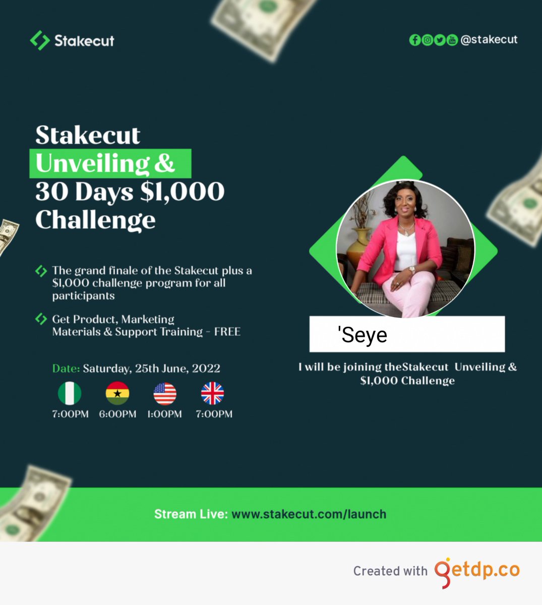 TopnotchEvents_'s tweet photo. I am coming to the StakeCut unveiling &amp; $1000 challenge

Let’s share the flier and custom flier

#stakecut
#stakecutlaunch

🔥 https://t.co/WWhtJJOOoK