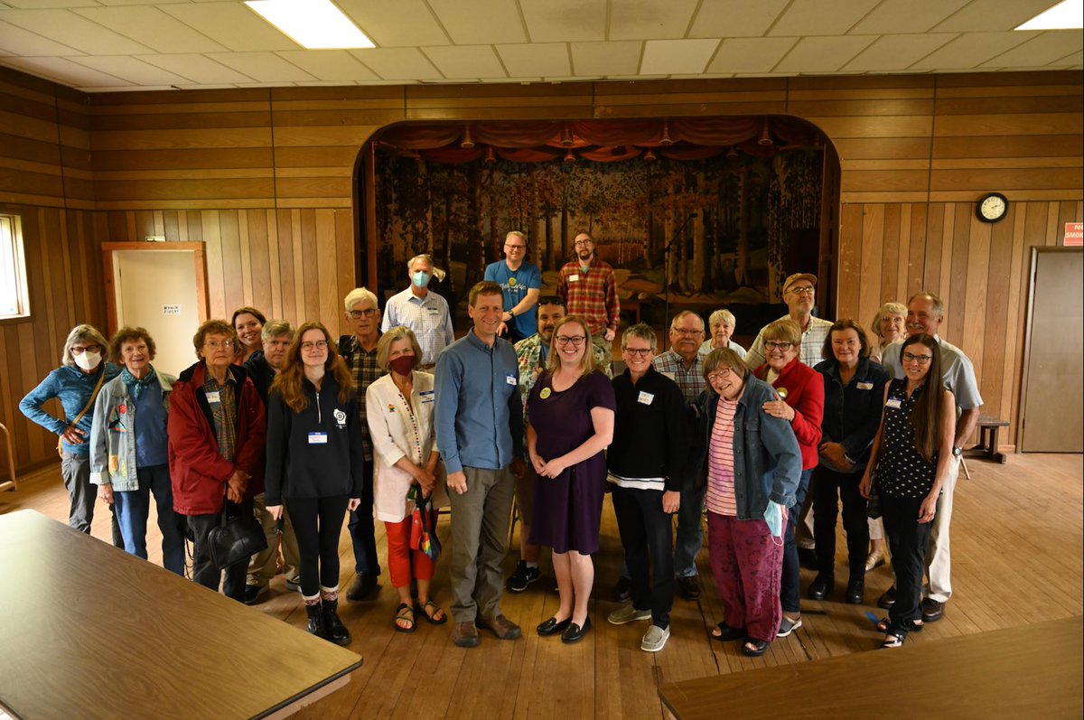 johnadamsforwi's tweet photo. Thanks Cheq Dems for hosting us at the 100–year old Bohemian Hall for the candidate forum Saturday. https://t.co/AG9HEzWonz