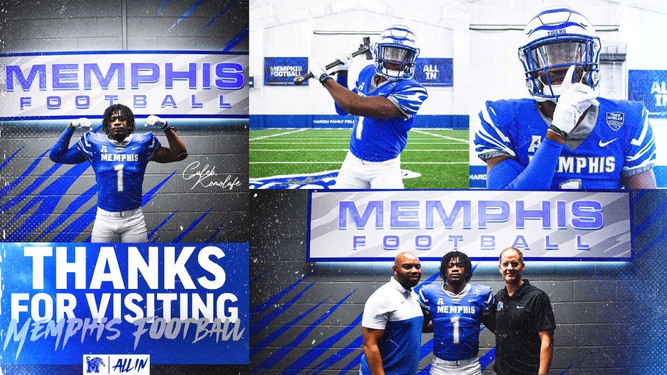 Had an amazing official visit at Memphis this weekend thank you <a href="/RSilverfield/">Ryan Silverfield</a> <a href="/TheLandanSalem/">Landan Salem</a> <a href="/TheLandanSalem/">Landan Salem</a> <a href="/CoachClark3/">Charles Clark</a> for having me and the hospitality