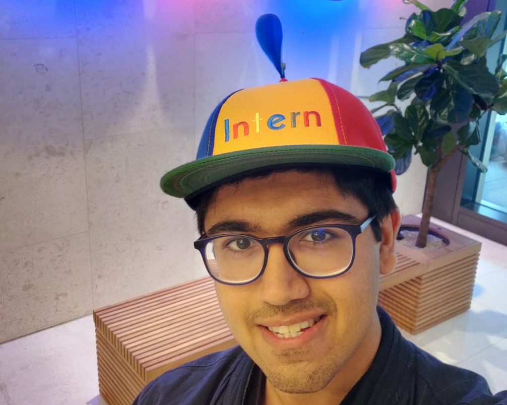 googlestudents's tweet photo. Happy #NationalSelfieDay from a few of our Google interns - Harsh, Supriya, Saloni, and Ziwen! 🤳 
 
Join in on the fun by sharing your own selfie and using #GoogleInterns. https://t.co/J5GNQgEV9j