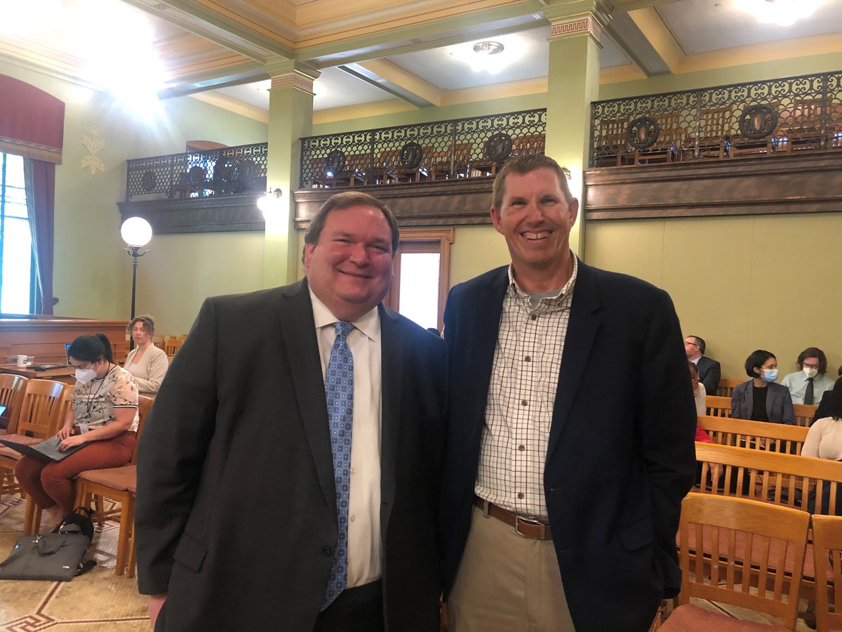 County JFS Directors are working hard to represent their communities on Ohio's legislative committees! Recently Director Somerlot of Marion testified and Director Patton of Allen (shown with Director Damschroder) attended the committee examining publicly funded child care.