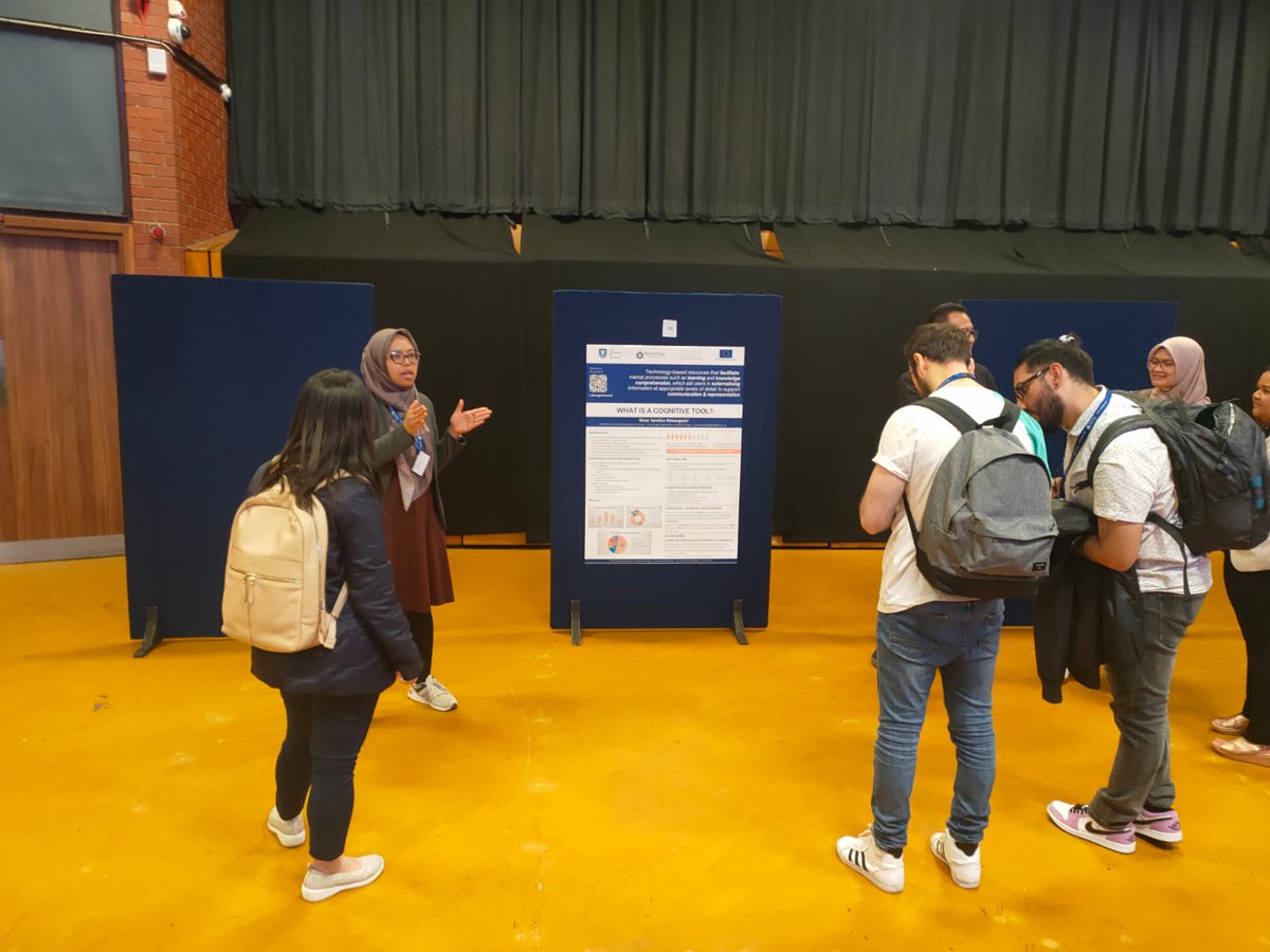 ginarsantika's tweet photo. It's a wrap! I did my poster presentation session on "What is a cognitive tool" in @wrssdtp Annual Conference today. Proudly to share this as a part of @ProjectDossier :) Thank you for all the feedbacks and discussion dear fellows! https://t.co/GOWlh8uDiG