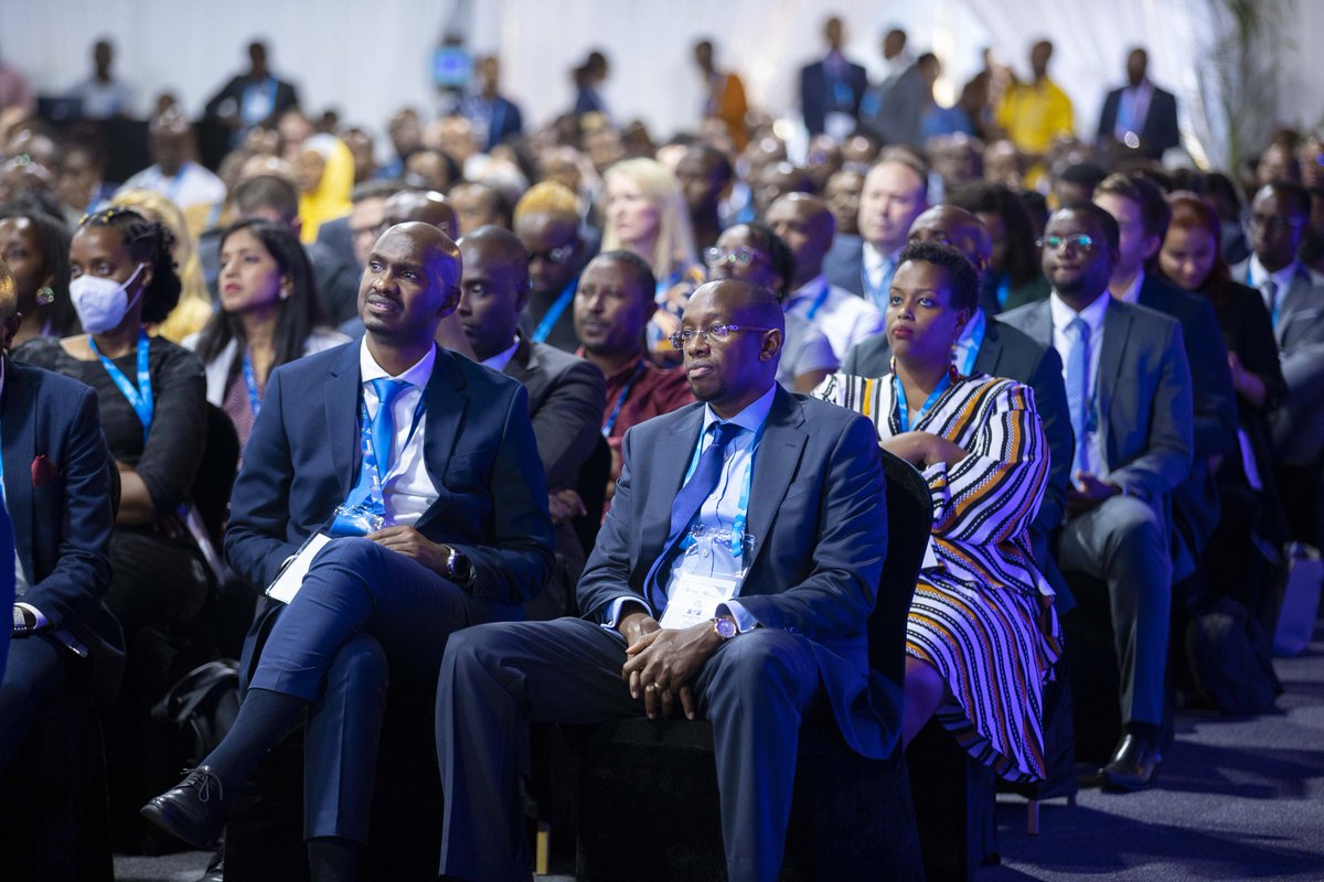 PrimatureRwanda's tweet photo. Earlier today, at the Commonwealth Business Forum, PM Dr. Edouard Ngirente delivered keynote remarks at the @Kigali_IFC session themed: ‘Transforming Rwanda into a pan-African financial hub: the KIFC journey’ 
#KIFCJourney #CHOGM2022

https://t.co/Dw6kdAGfoP https://t.co/RUtDw3hbug