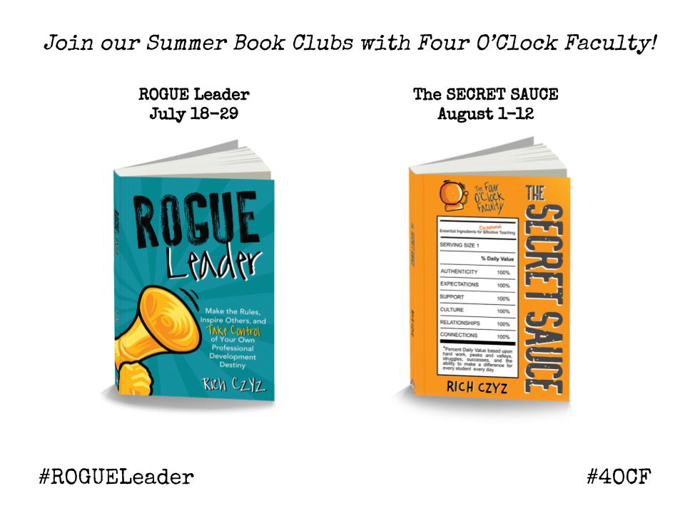 Join the #4OCF Summer Book Clubs! All info here: fouroclockfaculty.com/2022/06/summer… <a href="/tinamonte/">Tina P. Monteleone</a> <a href="/girlworld4/">Dani Burtsfield</a> <a href="/itsmeSpiri/">Spiri Diamantis</a> @staceylindes <a href="/KleinErin/">Erin Doan</a> <a href="/atkauffman/">andrew kauffman</a> <a href="/MathDenisNJ/">Dr. Denis Sheeran, Ed.D</a> <a href="/PrincipalSahli/">Rob Sahli</a> @Glenn1809 <a href="/Vroom6/">mitsos</a> <a href="/chrisp16/">Cole Ippolito</a> <a href="/TaraMartinEDU/">Tara M Martin</a> <a href="/LinkedUpPodcast/">LinkedUp: Breaking Boundaries in Education #ISTE</a> <a href="/JamieSaponaro/">Jamie Meola Saponaro✨</a> <a href="/techsavvysupt/">Jerri Kemble</a>
