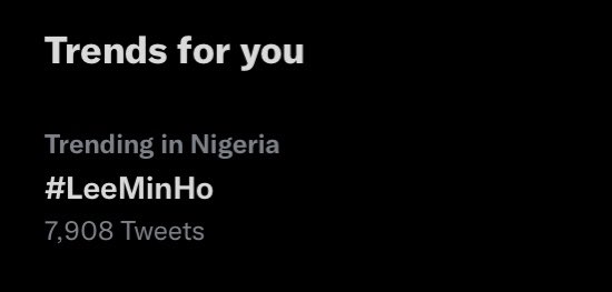 caramelhershey's tweet photo. Lee Min Ho is featured on Twitter event under Entertainment ✨

so far, #LeeMinHo also trending in;
🤍 Philippines
🤍 Nigeria
🤍 Indonesia

let's keep using the hashtags 🫶🏻
#HappyLeeMinHoDay #이민호생일축하해 #이민호 https://t.co/aCdnlXKbuR