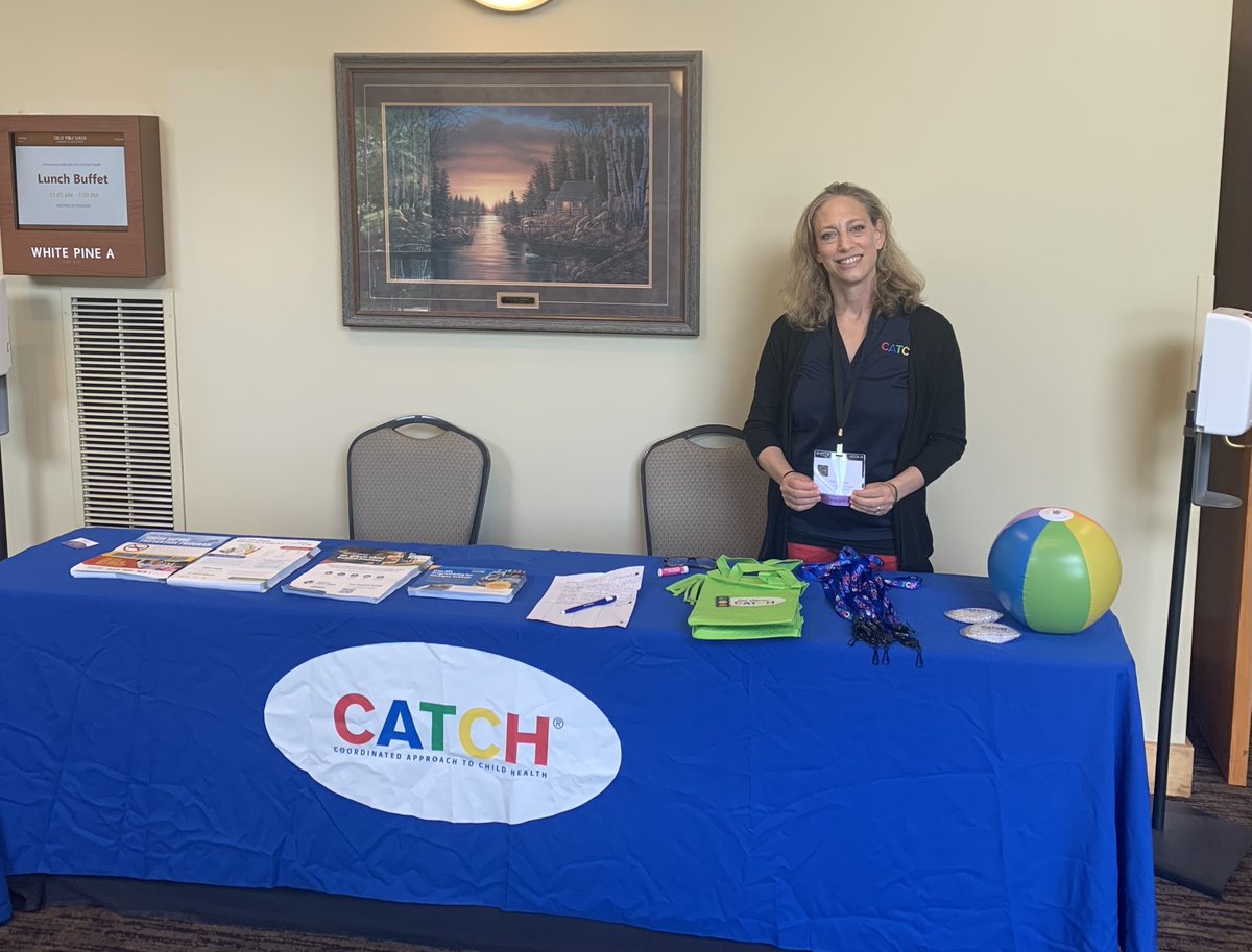 CATCHhealth's tweet photo. Abby &amp; Lisa Jo bringing CATCHS's Whole Child Coordination Kit to the @MichiganSHCA Conference! The coordination kit is a roadmap that takes the guesswork out of Whole Child leadership and makes it simple and easy for everyone to implement. #WHOLECHILDMI #MIHEALTHED https://t.co/dsJBrFje7L