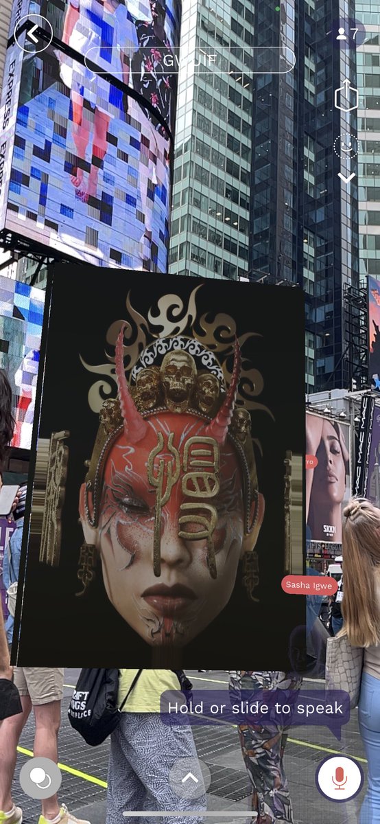 SearchNFTs's tweet photo. LIVE from Times Square with art from @GabrielJWeis @SukiVIoletSu and @bkurtinecz  with @OVRtheReality ! 

#NFTNYC #NFTCommunity #SearchLightArtist https://t.co/JN3hXazqaF