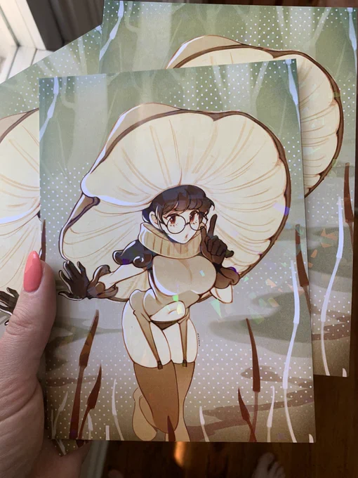 This month's Print Club reward 🤎 Mushroom Girl! 