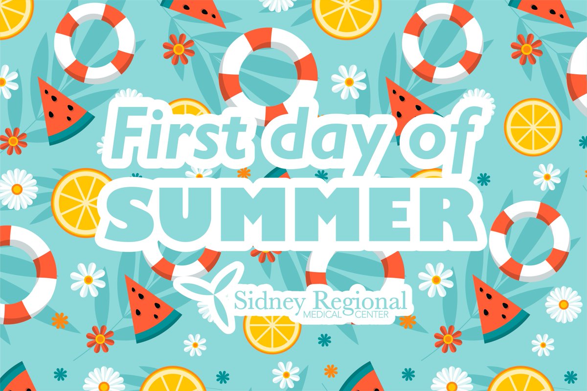 😎 It's officially SUMMERTIME 😎

Here are a few tips for you to have a happy and healthy summer!
🏃‍♂️ Be active
💦 Stay hydrated
☀️ Protect your skin
🍉 Eat right

These are only a few tips, but be sure to take care of your body so you can enjoy the summer and beat the heat!