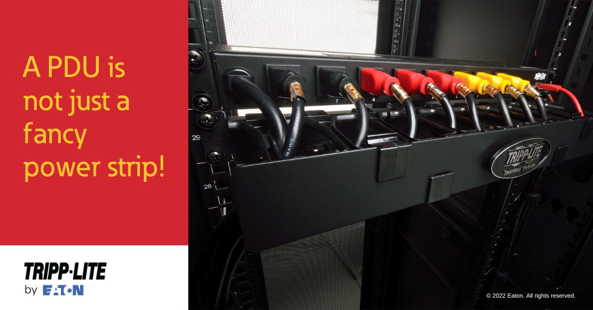 Tripp Lite by Eaton (@tripplite) on Twitter photo A #PowerDistribution Unit from Tripp Lite by Eaton is a versatile component for network infrastructure that can help you meet rack design goals and simplify power management. Learn more: bit.ly/3biNgCP
<a href="/ETN_Electrical/">Eaton Electrical</a>
#DataCenterSolutions #DataCenter #EatonGetsIT A #PowerDistribution Unit from Tripp Lite by Eaton is a versatile component for network infrastructure that can help you meet rack design goals and simplify power management. Learn more: bit.ly/3biNgCP
<a href="/ETN_Electrical/">Eaton Electrical</a>
#DataCenterSolutions #DataCenter #EatonGetsIT