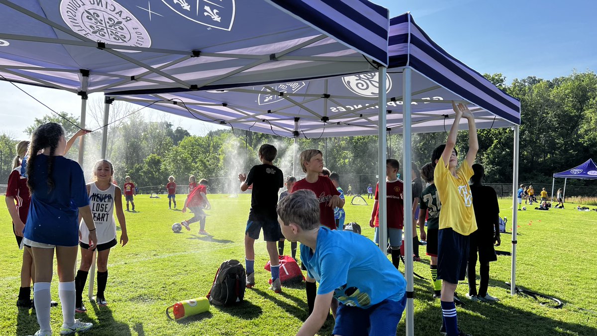 LouCityAcademy's tweet photo. Keepin' cool at camp. 😎 https://t.co/s0dyC4lTfn