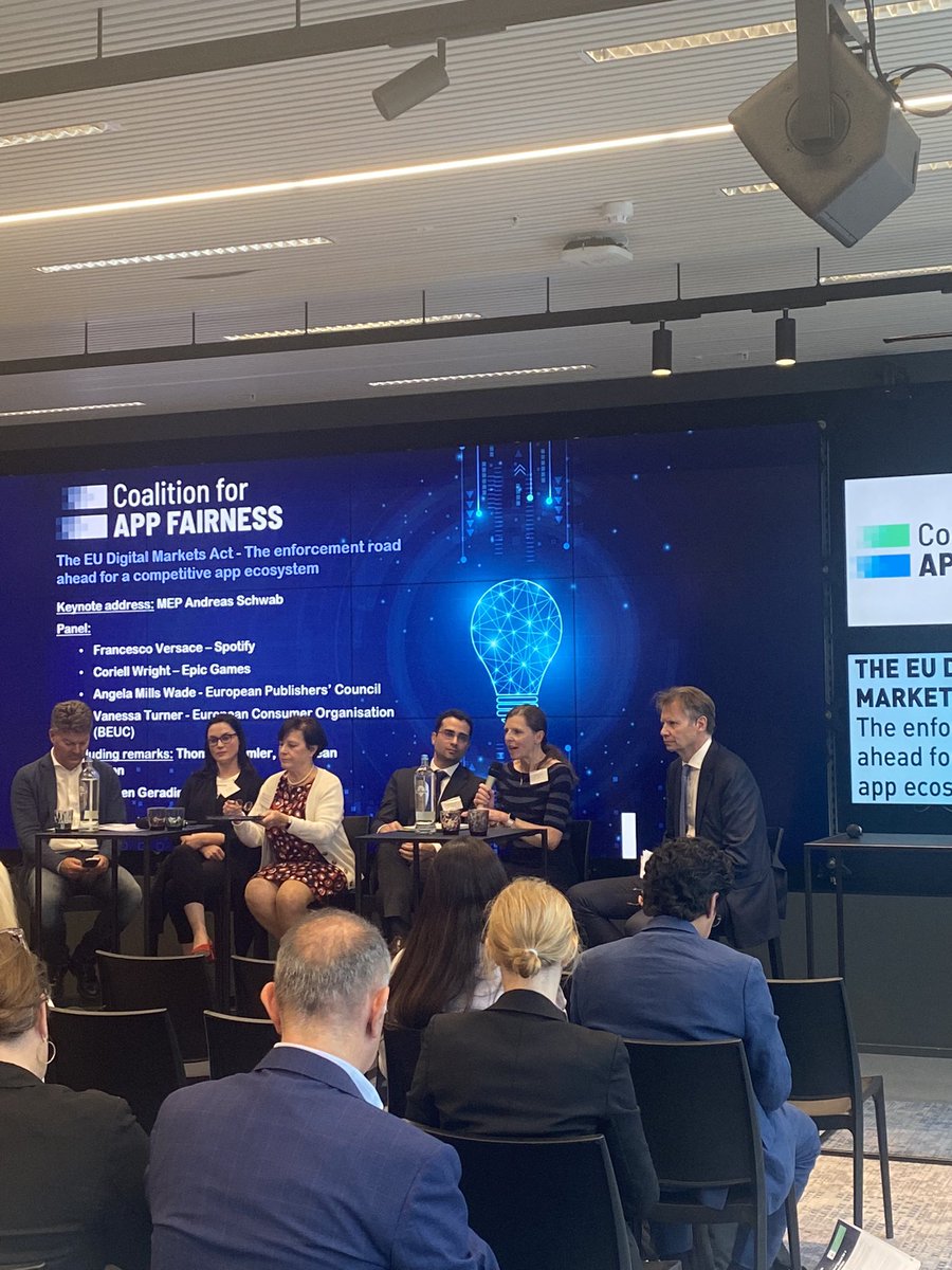 TzvetaD's tweet photo. "#DMA will benefit consumers if 1) consumer behaviour is not abused 2)  3rd parties are involved in implementation  3)enforcement is effective with sufficient resources," notes @beuc at #DMAevent https://t.co/BbGbrJQeyG