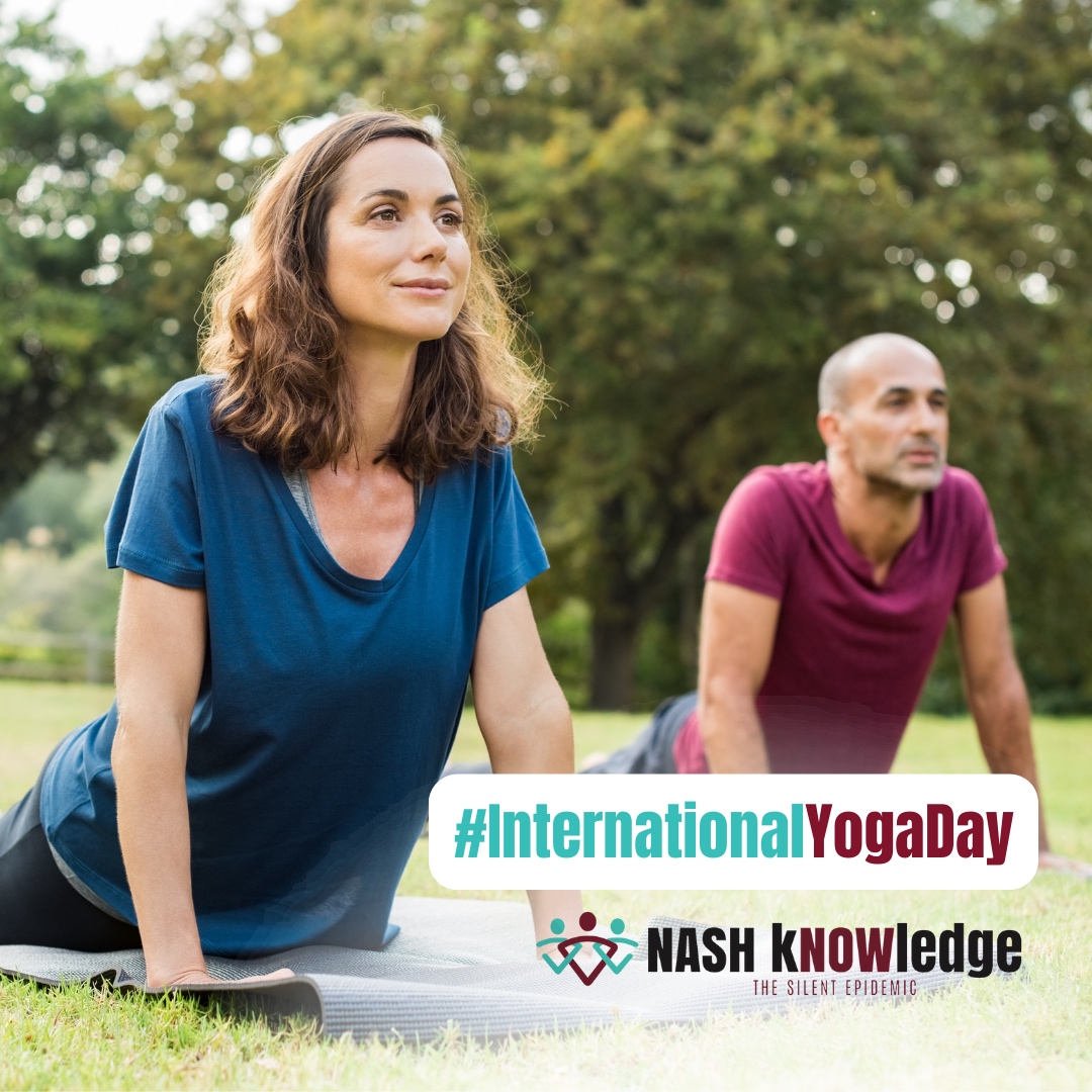 It's #InternationalYogaDay! Did you know, that yoga can boost #liverhealth? Try these poses recommended by Yoga health experts! 🧘Lotus 🧘Cobra 🧘Crow Namaste 🙏 To learn more prevention tip visit our website, now!