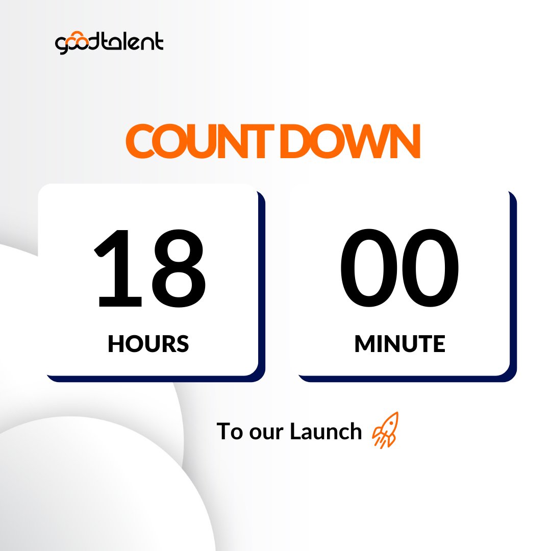Workskuad's tweet photo. We are counting down to our Official Launch!! Join us on LinkedIn by June 22, 2022, at 12 p.m

#goodtalent #officiallaunch https://t.co/7hMgpxDe3j